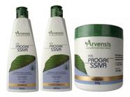 Kit Arvensis Pós Progressiva Shampoo Condicionador Mascara