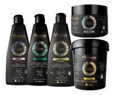 Kit Arvensis Shampoo Condicionador Ativador Mascara Geleia