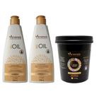 Kit Arvensis Tec Oil Shampoo e Condicionador + Geleia Alta