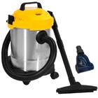 Kit Aspirador de Pó e Água Inox 1000W 12L com Bico Bocal Pet (127V)