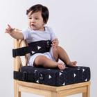 Kit Assento De Elevação Infantil Com Cinto Para Cadeira Alimentação Atividades Bebê Alce