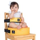 Kit Assento Infantil Cinto Alce Almofada De Elevação Redonda Alimentação Atividades Bebê
