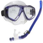 Kit Astra Seasub Máscara De Mergulho Profissional Pesca Sub Snorkel Valvulado