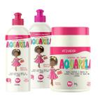 Kit Ativador De Cachos Shampoo E Condicionador Aquarela Teen