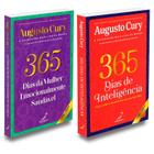 Kit Augusto Cury 365 Dias da Mulher Emocionalmente Saudável + 365 Dias de Inteligência - Para Viver