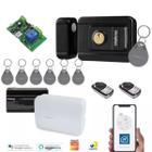 Kit Automatizador Casa Inteligente Wifi Fechadura E Controle