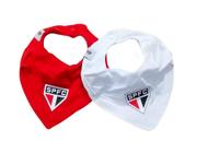 Kit Babador Bandana São Paulo Vermelho e Branco Oficial