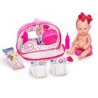 Kit Baby xixi Acessórios para boneca brinquedo 1001 Fralda Mamadeira Chupeta pinico bolsa Infantil ED1 Brinquedos