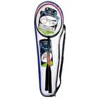 Kit Badminton 2 Raquetes + 3 Petecas C/ Bolsa Premium