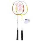 Kit Badminton Yonex GR-505 com 2 Raquetes e 2 Petecas