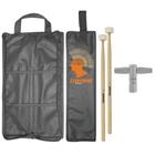 Kit Bag Com01 + Baqueta De Feltro LF S + Chave De Afinação