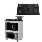Kit Balcão Cooktop Turim com Fogão 5 Bocas Itatiaia Itacook Premium