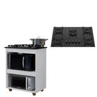 Kit Balcão Cooktop Turim com Fogão Cooktop 5 Bocas Itatiaia