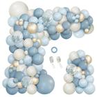 Kit Balloon Arch Garland IlaFM 150 unidades Dusty Baby Blue