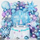 Kit Balloon Arch Garland MURDIZZO Frozen 212 unidades de inverno