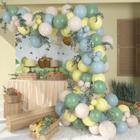 Kit Balloon Arch Soonlyn The Baby Shower 4 m verde sálvia