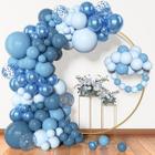 Kit Balloon Garland Arch Amandir Blue Latex 153 unidades