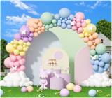 Kit Balloon Garland Arch PAXILE 412 unidades de balões de látex pastel