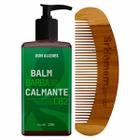 Kit Balm Barba CB2 Ozonizado 120ml e Pente Curvo Don Alcides