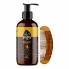 Kit Balm Para Barba Lemon Bone 450g Pente Curvo Don Alcides