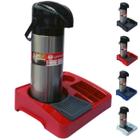 Kit Bandeja Café Organizadora + Garrafa Térmica 1L Verona Inox Unitermi Servire 1 Cantinho Café Chá