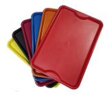 Kit Bandeja Plástica Para Festas c/ 20 pçs Cores Sortidas 48x33