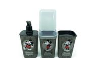 Kit Banheiro Classic Linha Mickey 3 Peças Plasútil