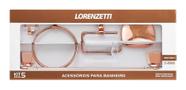 Kit Banheiro Lorenzetti 2000 F24 Rose Gold 7140099