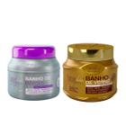 Kit Banho De Pérola 250g e Banho De Verniz 250g Forever Liss