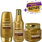 Kit Banho de Verniz Shampoo 300ml, Condicionador 200g e Máscara 250g