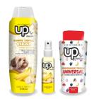 Kit Banho e Tosa Shampoo Condicionador e Perfume BANANA Tropical UP Clean - Cães e Gatos