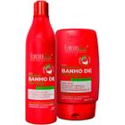 Kit Banho Verniz Morango Leave-in e Shampoo Forever Liss