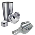 Kit Bar Inox 2 Un Coqueteleira + Pá Pegador Gelo Coquetéis - Nls