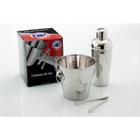 Kit Bar Inox 3 Pçs 1.150Ml - Pegador - Coqueteleira 500 Ml - Sofisa