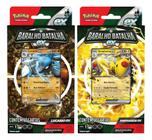 Kit Baralhos De Batalha Lucario Ampharos Ex Pokemon Copag