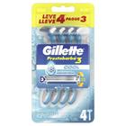 Kit Barbear Gillette Prestobarba 3 Cool Leve 4 pague 3