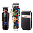 Kit Barbeiro Freestyle Kemei Max-2093 + Shaver 2024 Combo 3