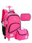 Kit Barbie Mochila de Costas e Rodas + Lancheira + Estojo RS