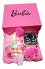 Kit Barbie Pulseiras Infantil Relogio A Prova De Água - dinka