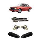 Kit Barra Direção Axial Chevette 94 Coifa Bucha Barra