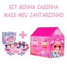 Kit Barraca Minha Casinha com Crec Crec Meu Jantarzinho