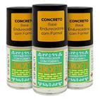 Kit Base Endurecedora com Formol Concreto Top Beauty - SOS Unhas c/3