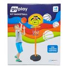 Kit Basketball Go Play c/ Pedestal Ajustável - Multikids