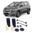 Kit Batente + Bieleta Chevrolet Spin Dianteira 2012 Até 2016 O Par - Skyll Composição Automotiva