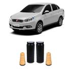 Kit Batente Coifa Guarda Pó Traseiro Fiat Grand Siena 2012 2013 2014 2015 2016 2017 2018 2019 2020