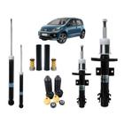 Kit Batente + Jogo Amortecedor Dianteiro/Traseiro Nakata Volkswagen Up! 2015