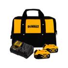 Kit Baterias 5Ah 20V Max Com Carregador E Bolsa - Dewalt