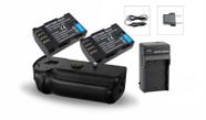 Kit Battery Grip DMW-BGGH5 para Panasonic DMC-GH5 + 2 baterias + 1 Carregador