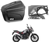 Kit Bau Givi E22N +Suporte Scam Spto102 P Honda Cb500X 19A20