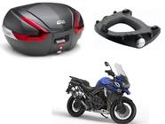 Kit Bau Givi V47Nn + Suporte Givi Sr6403 Para Tiger 1200